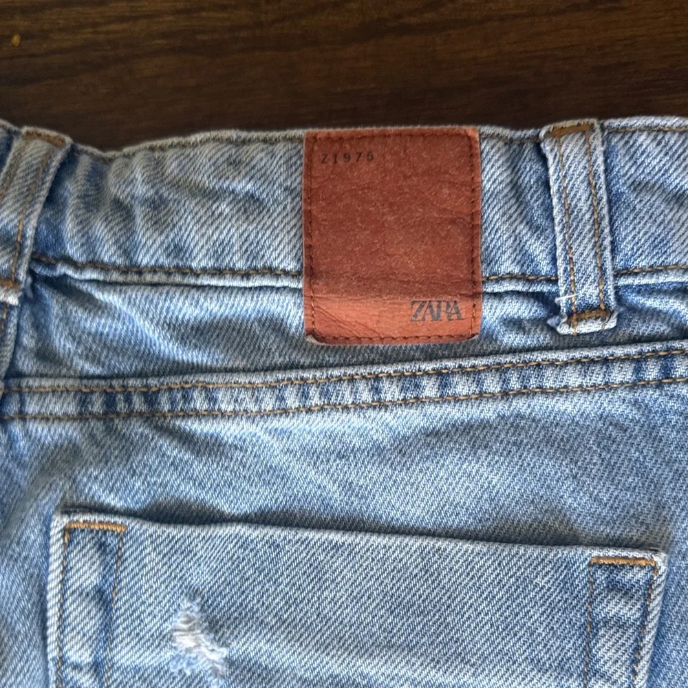 Zara Light Blue Denim Mini Skirt - Picture 4 of 5